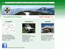 Tablet Screenshot of bergrettung-pernitz.at